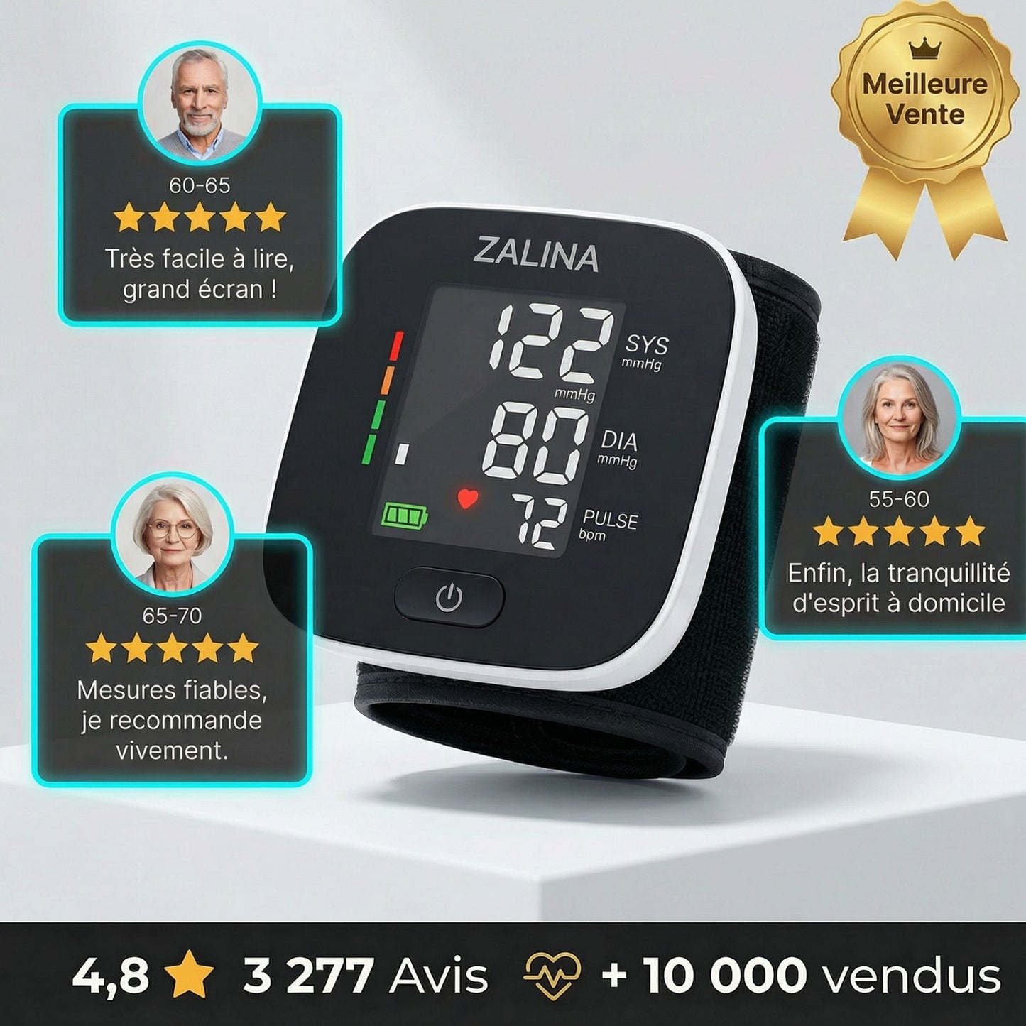 Zalina : Surveillez votre tension sans stress