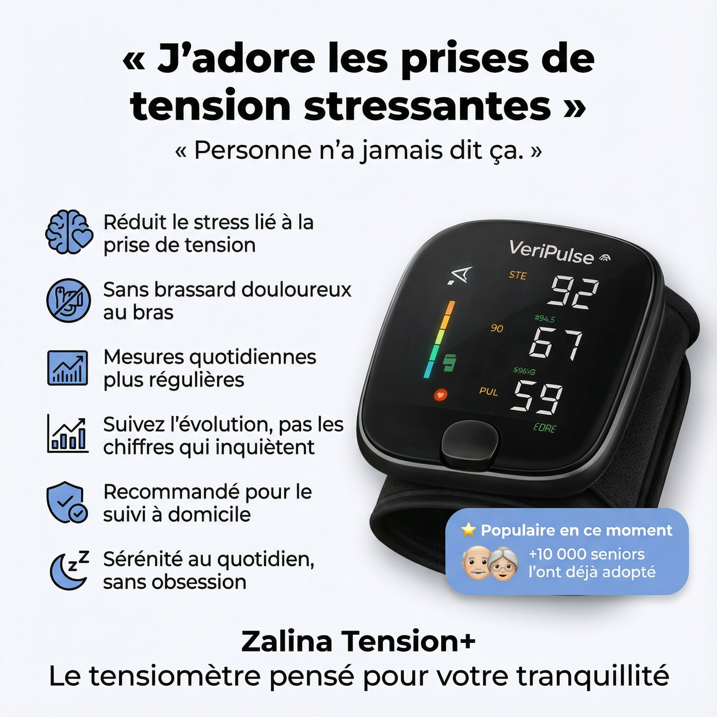 Zalina : Surveillez votre tension sans stress